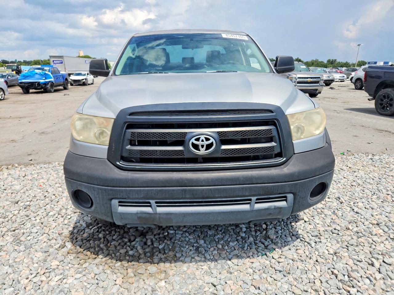 2010 Toyota Tundra Double Cab Sr5 Silver vin: 5TFRU5F10AX023702