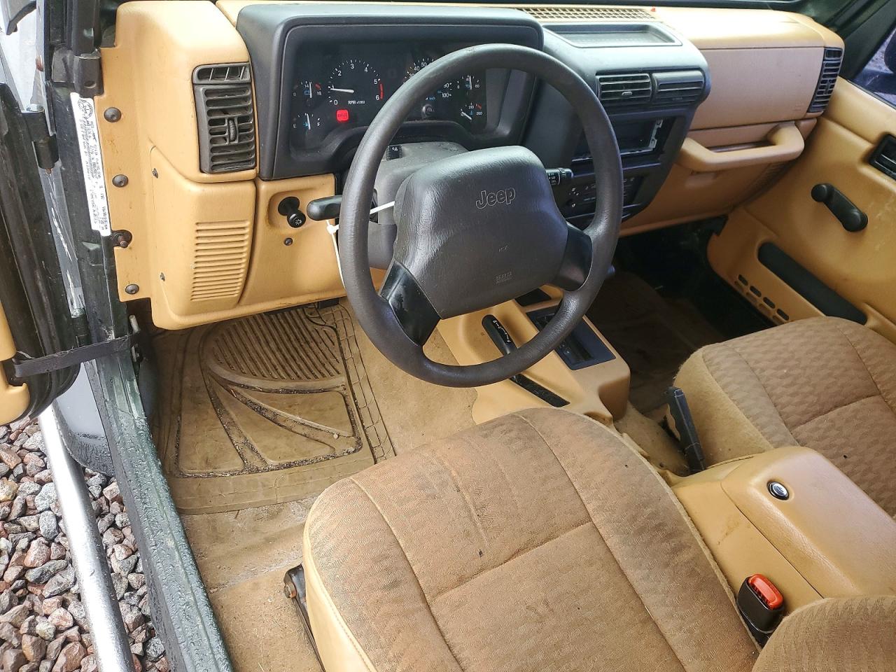 1998 Jeep Wrangler / Tj Sport Green vin: 1J4FY19S9WP786680
