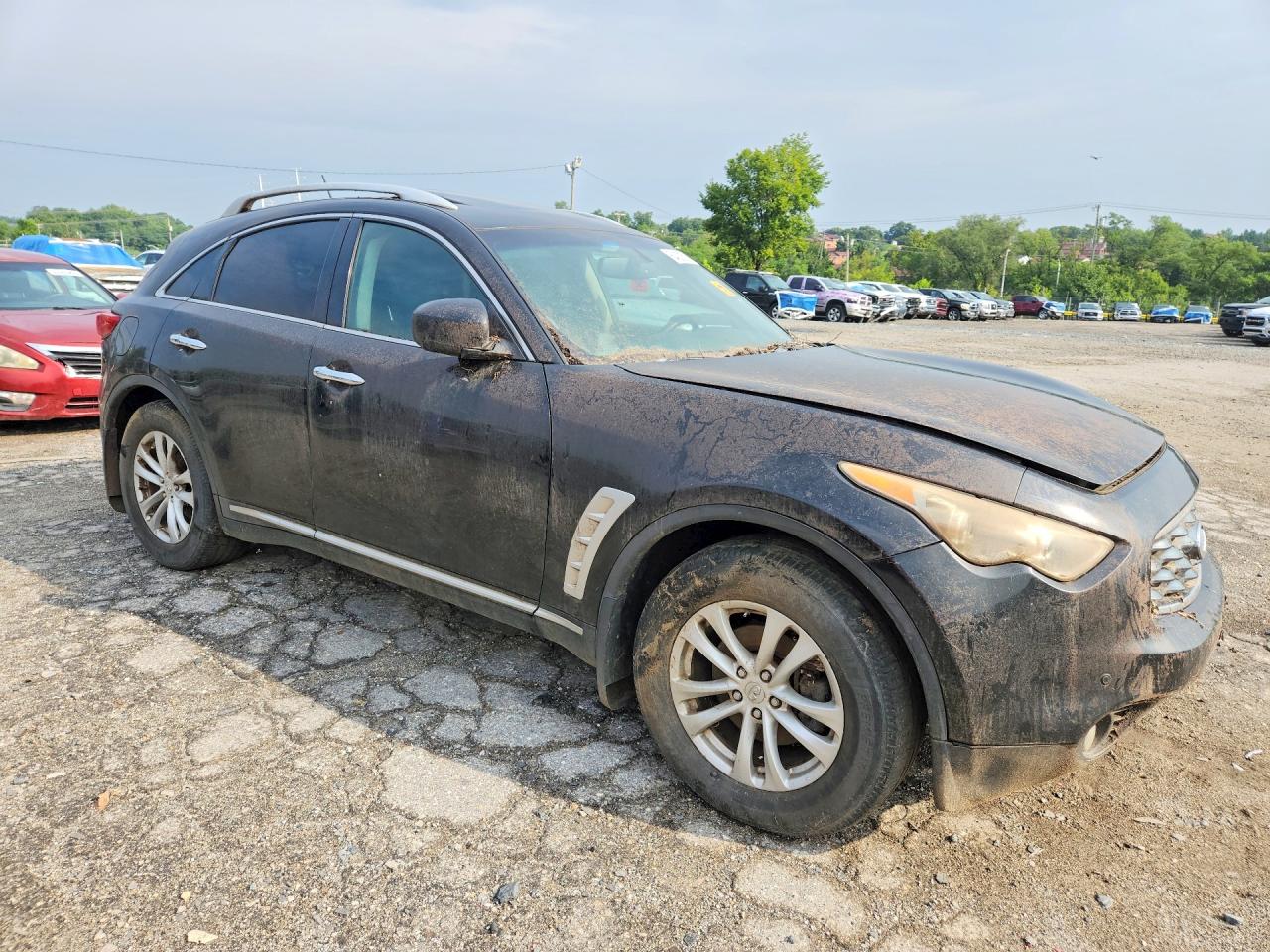 2010 Infiniti Fx35 Base Black vin: JN8AS1MW6AM856551