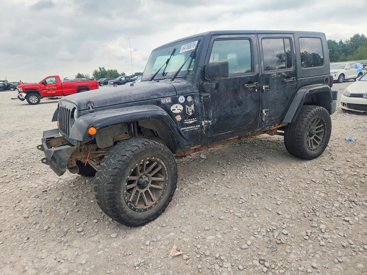 2007 Jeep Wrangler Sahara Black vin: 1J4GA59107L185853
