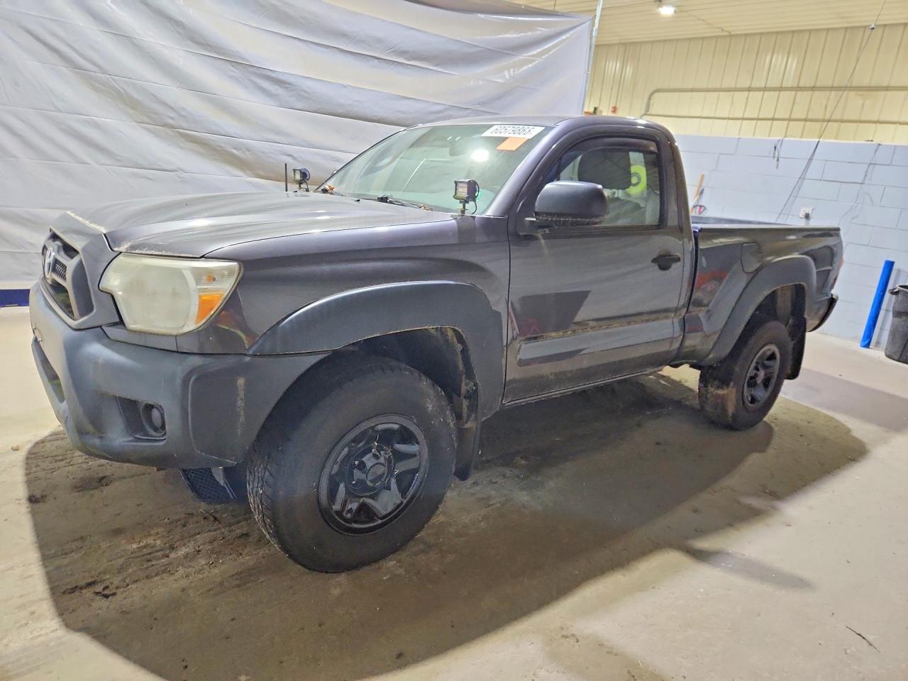 2012 Toyota Tacoma Base Gray vin: 5TFPX4EN6CX010484