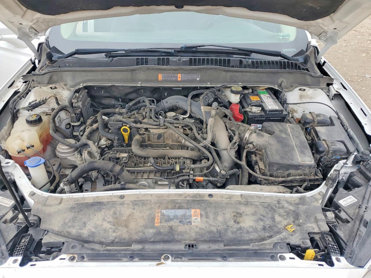 2019 Ford Fusion Sel White vin: 3FA6P0CD8KR265150
