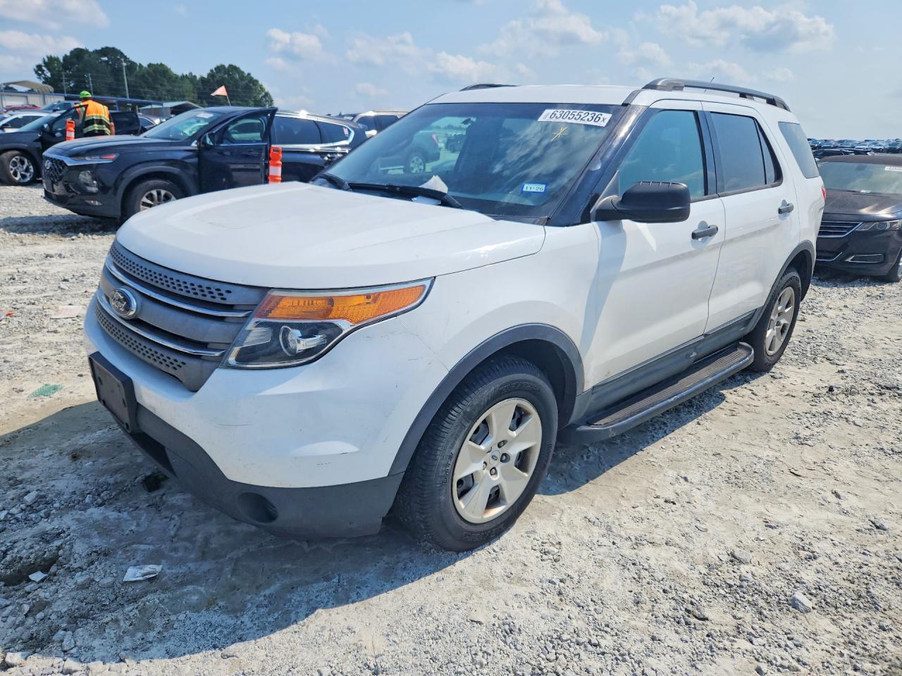 2013 Ford Explorer White vin: 1FM5K8B81DGA98918