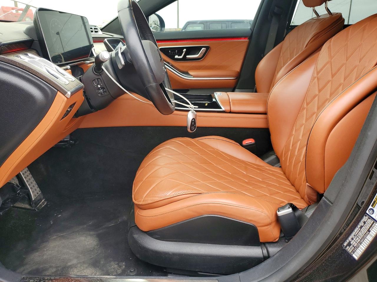 2021 Mercedes-benz S 580 4matic Черный vin: W1K6G7GB1MA035044