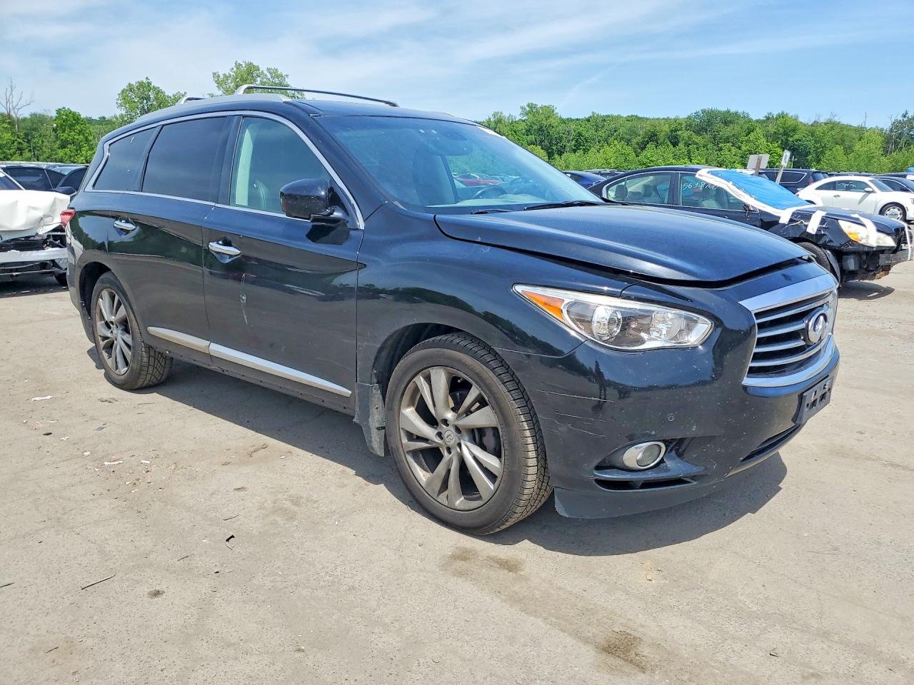 2013 Infiniti Jx35 Base Black vin: 5N1AL0MM6DC323073