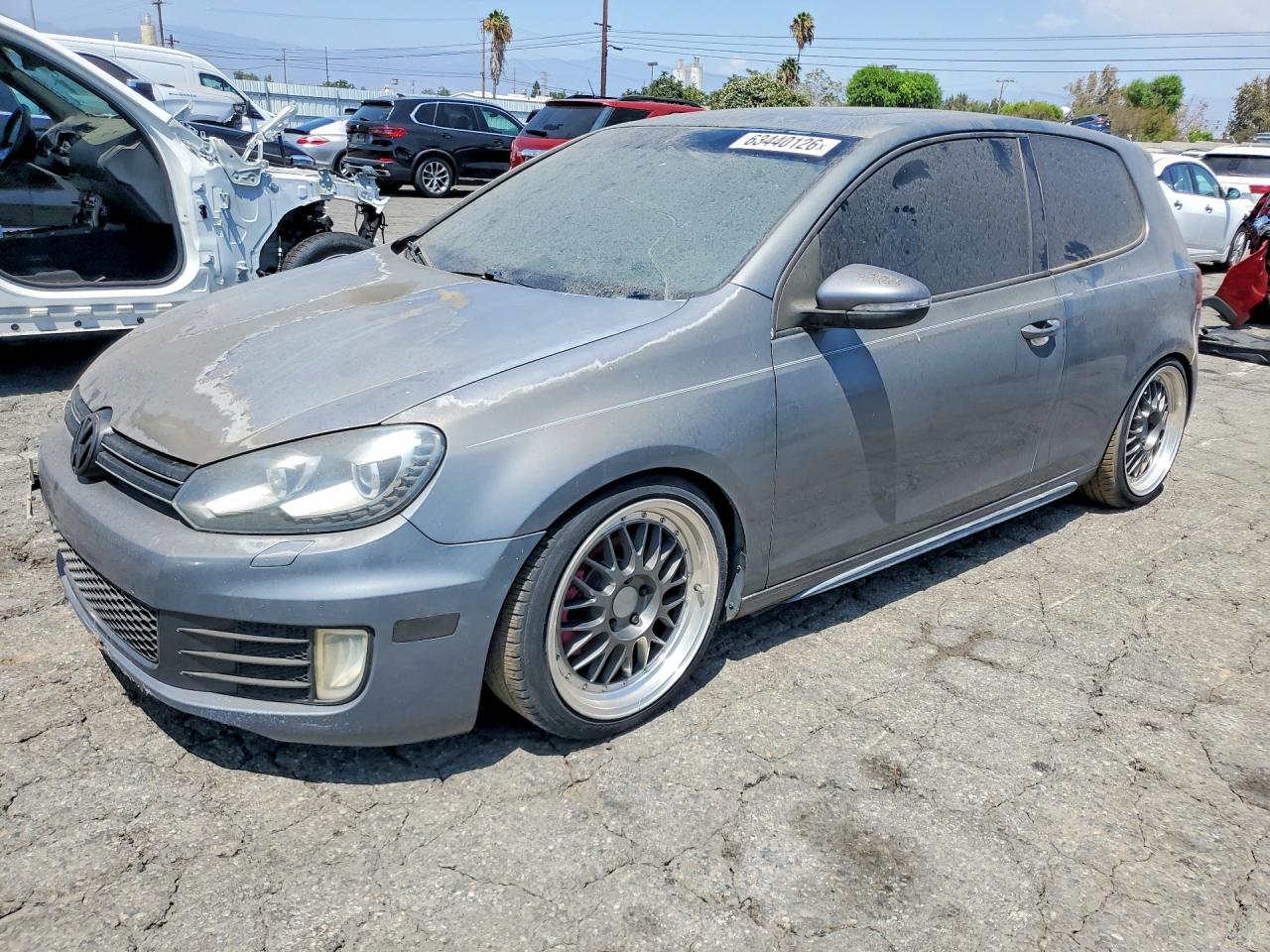 2012 Volkswagen Gti Gray vin: WVWED7AJ7CW173669