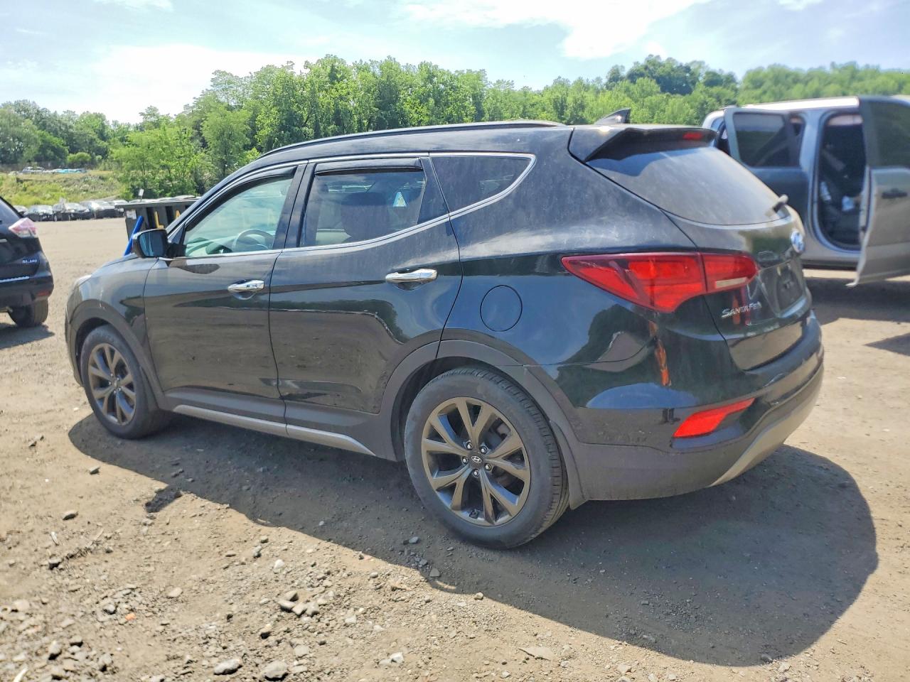 2017 Hyundai Santa Fe Sport 2.0t Ultimate Черный vin: 5XYZWDLA9HG435171