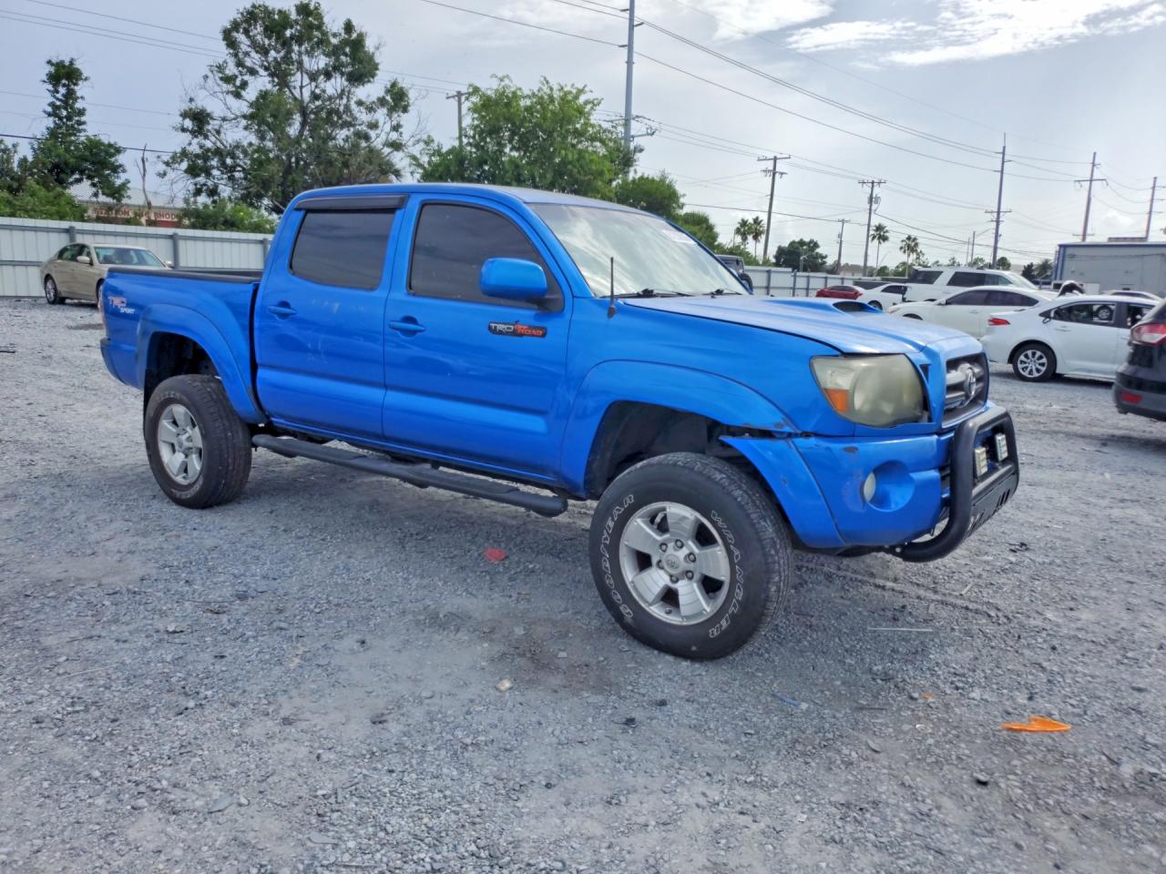 2010 Toyota Tacoma Double Cab Blue vin: 3TMLU4EN2AM053620