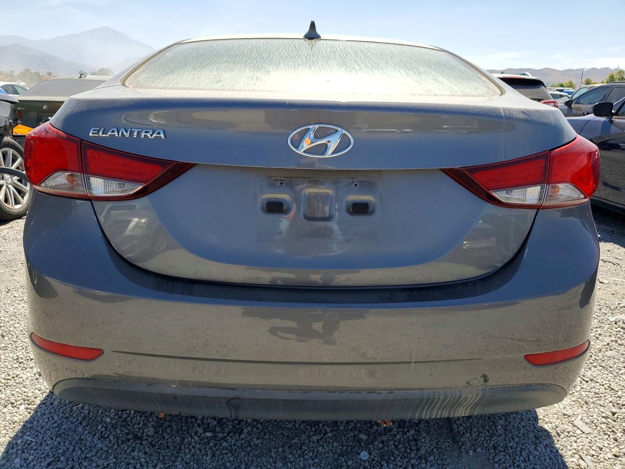 2014 Hyun Elantra Серый vin: 5NPDH4AE5EH511015