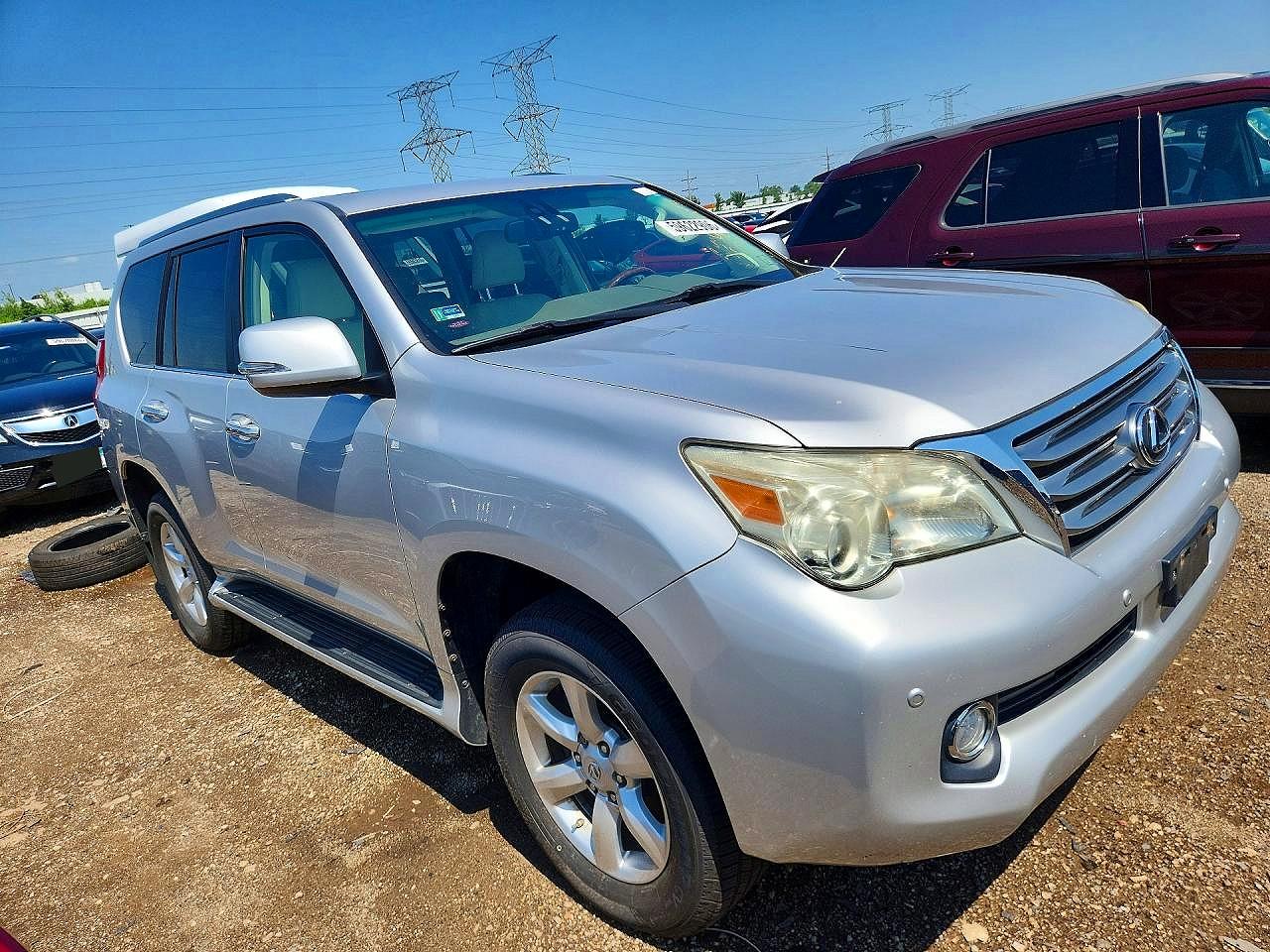 2010 Lexus Gx 460 Silver vin: JTJBM7FXXA5002155