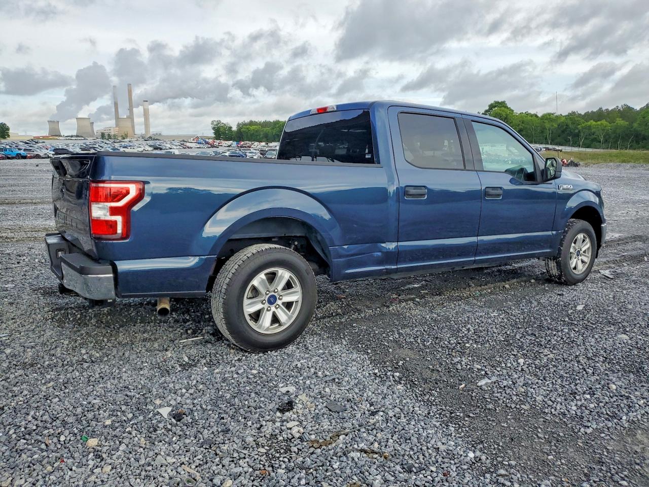 2018 Ford F150 Supercrew Синий vin: 1FTEW1C51JFC66093