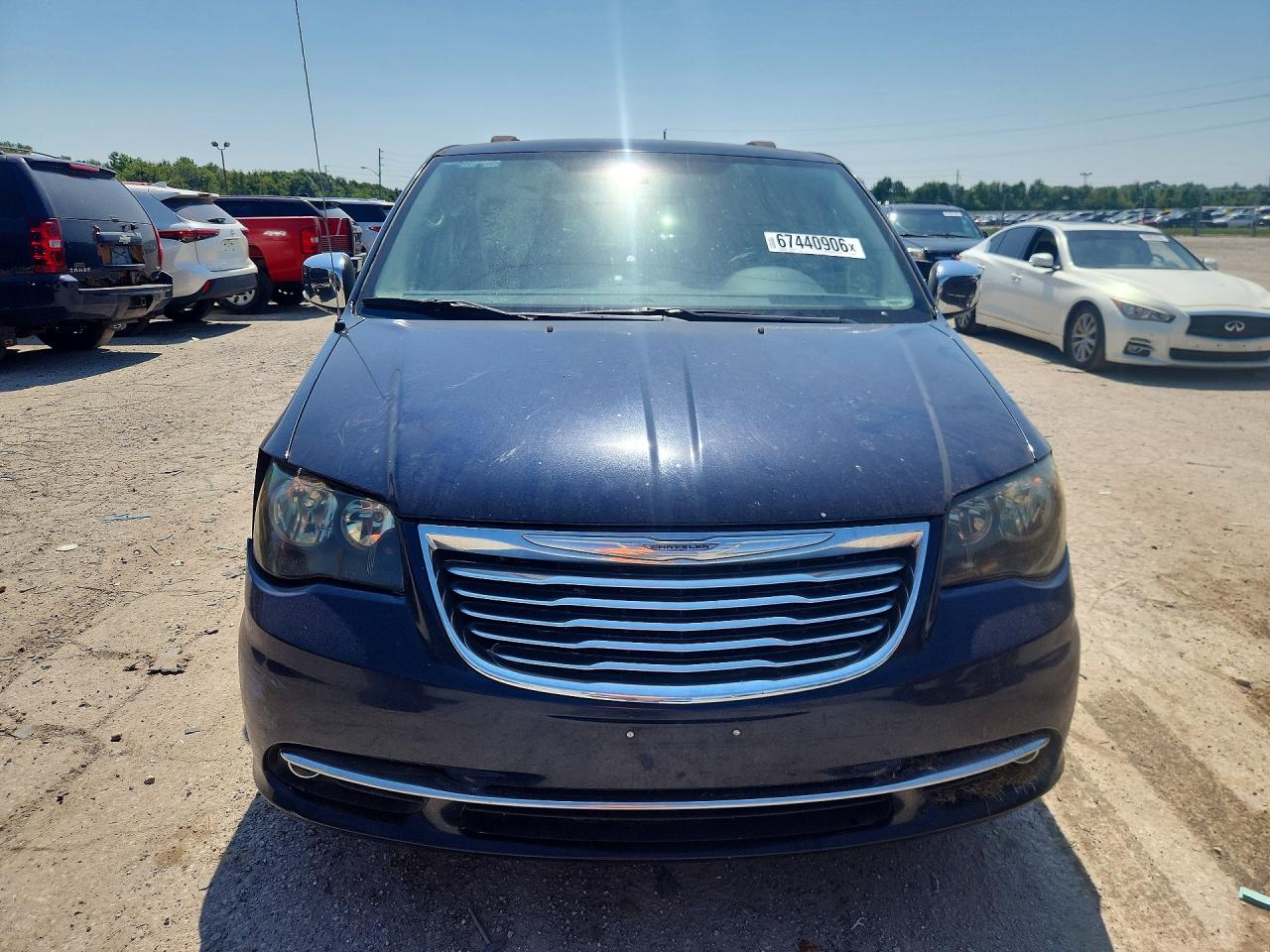 2012 Chrysler Town & Country Touring L Синий vin: 2C4RC1CG9CR339024