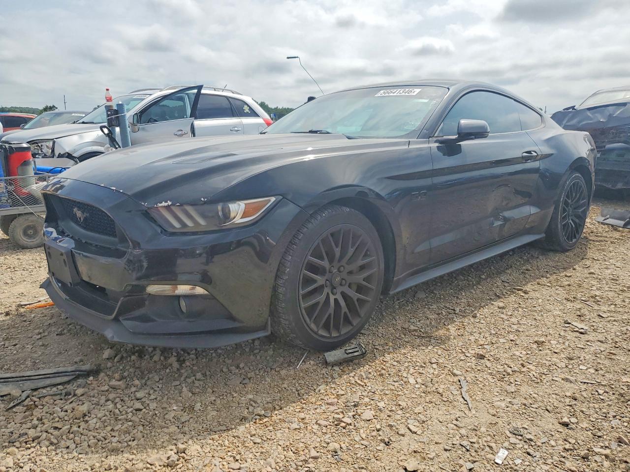 2016 Ford Mustang Gt Black vin: 1FA6P8CF9G5237349