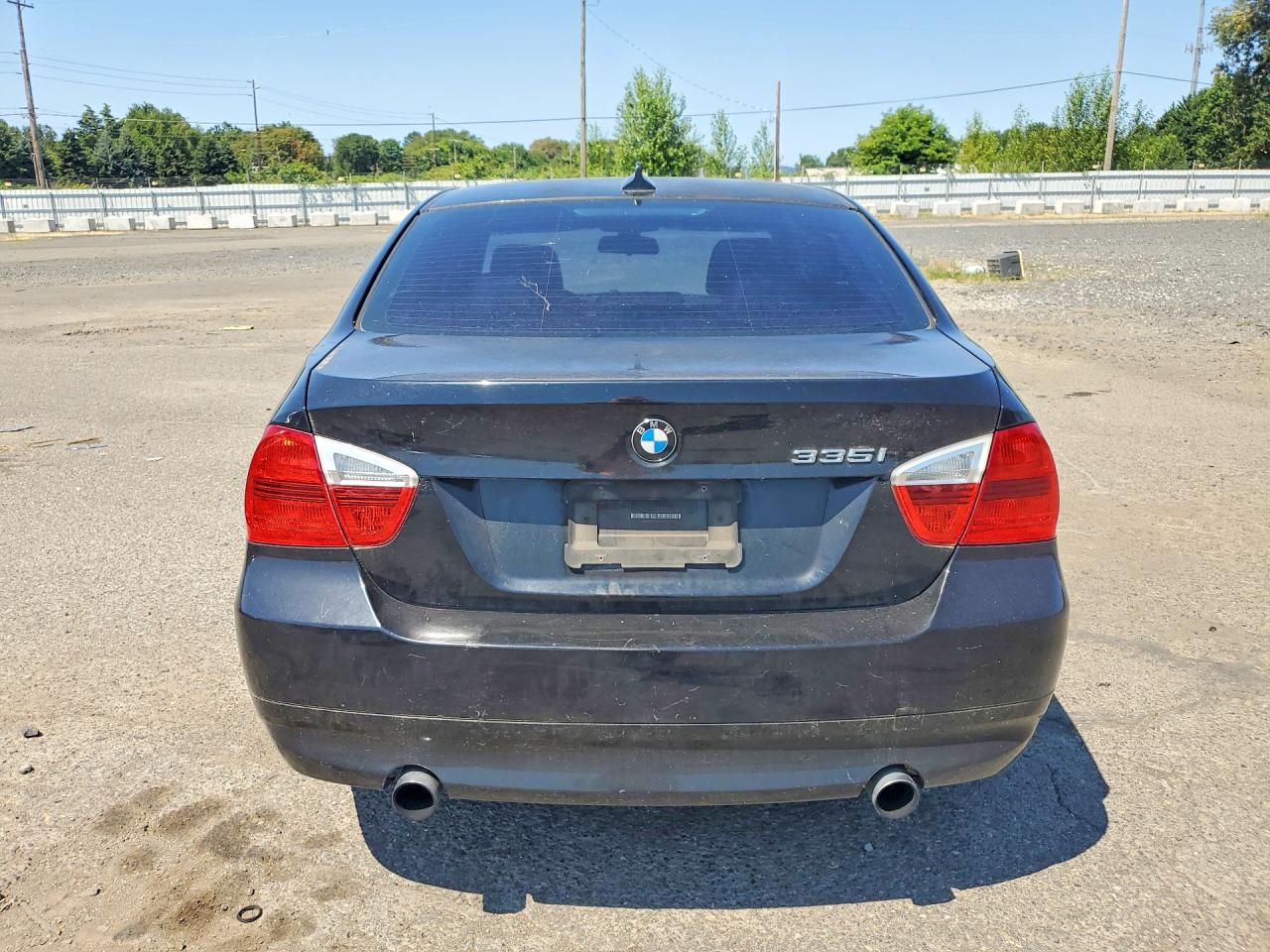 2008 Bmw 335 I Black vin: WBAVB735X8VH24812