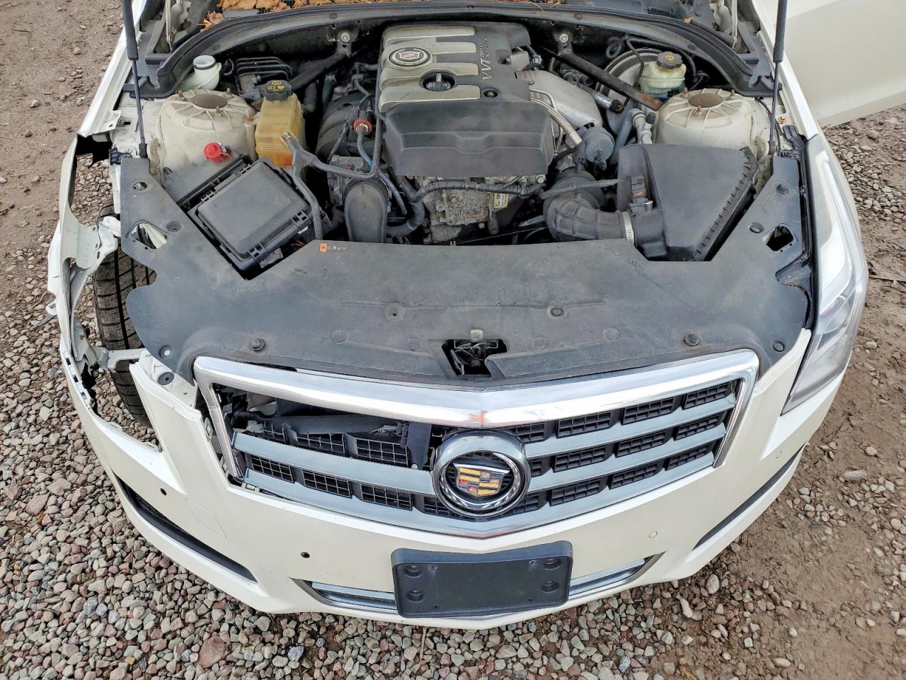 2014 Cadillac Ats Luxury White vin: 1G6AH5RX8E0106958