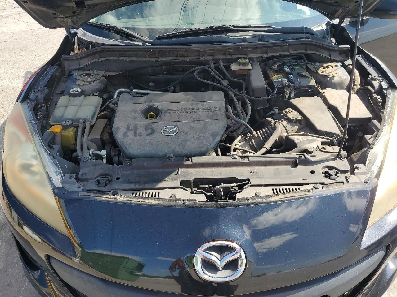 2012 Mazda 3 I Black vin: JM1BL1UF7C1595464