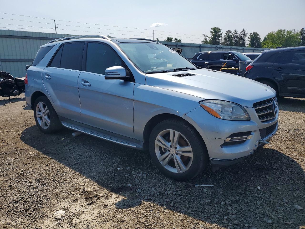 2014 Mercedes-benz Ml 350 4matic Серебряный vin: 4JGDA5HB8EA318687