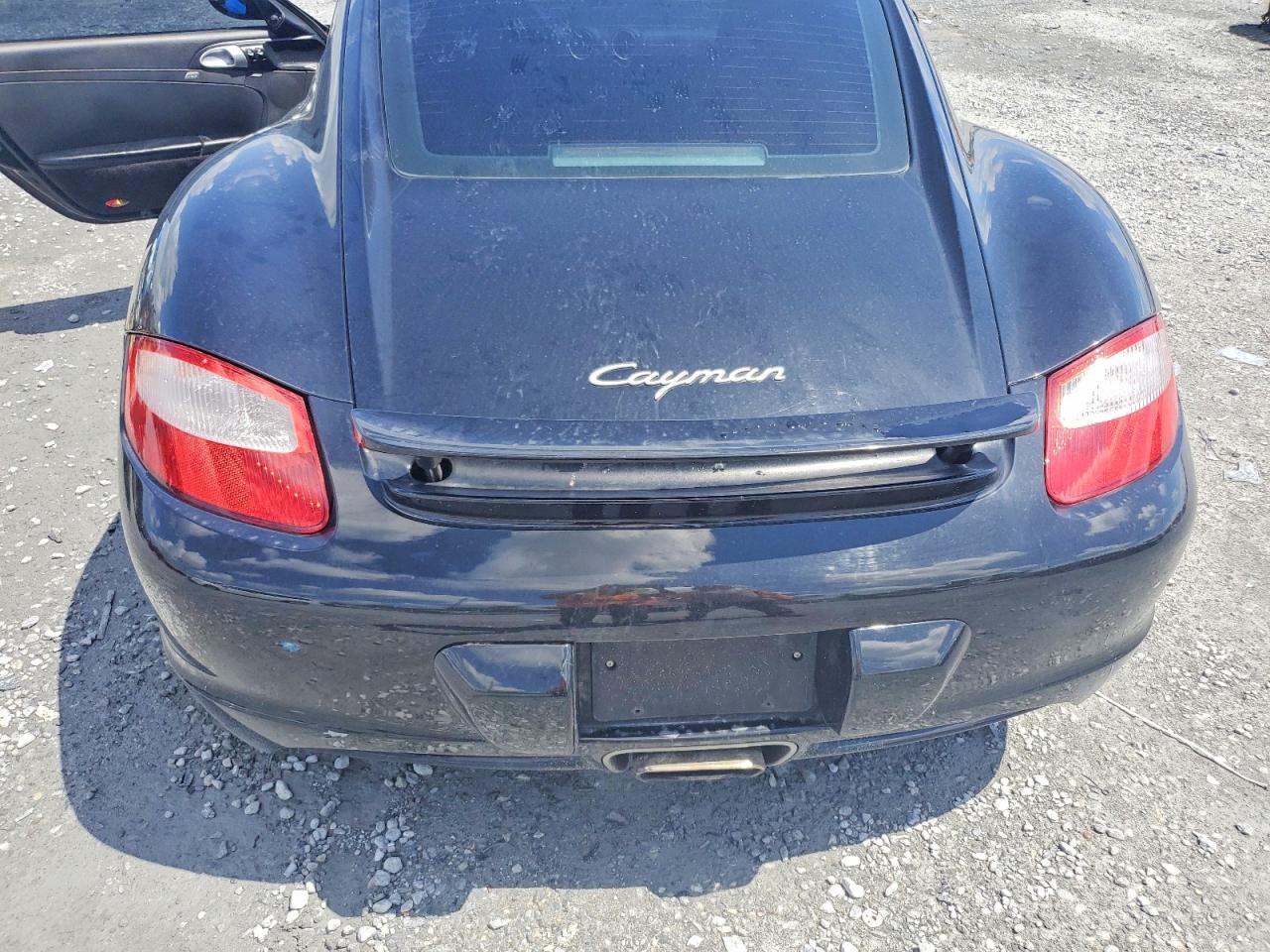 2008 Porsche Cayman Black vin: WP0AA29828U762336