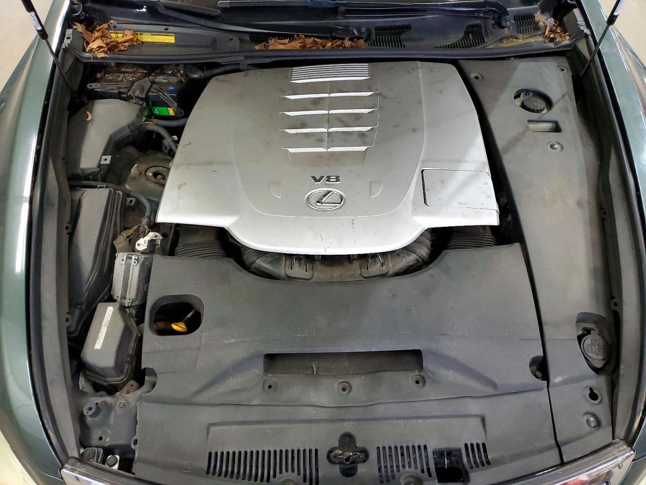 2007 Lexus Ls 460 Зеленый vin: JTHBL46F375047649