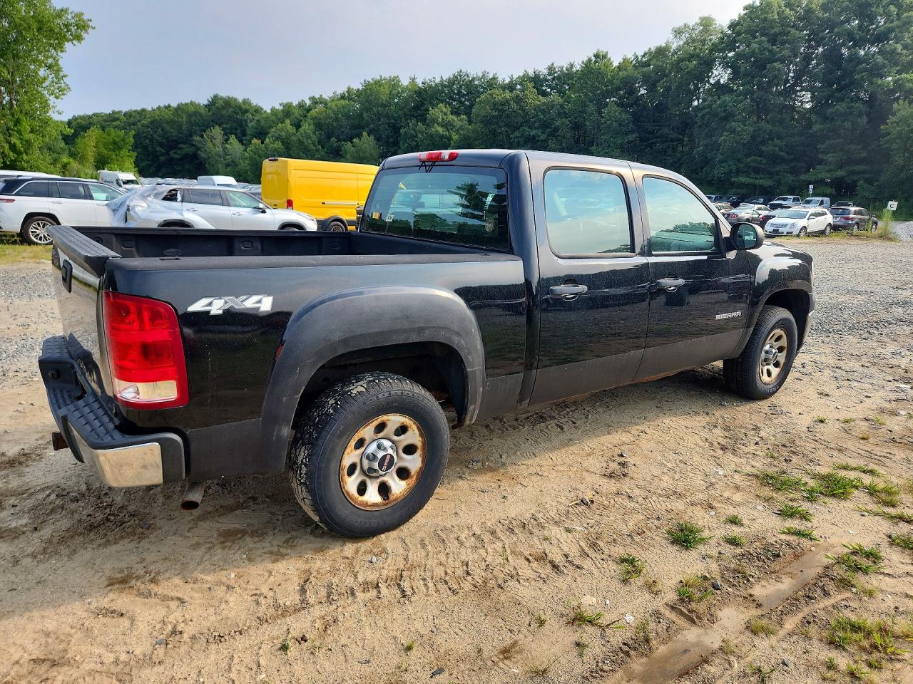 2013 Gmc Sierra K1500 Black vin: 3GTP2TE76DG139115