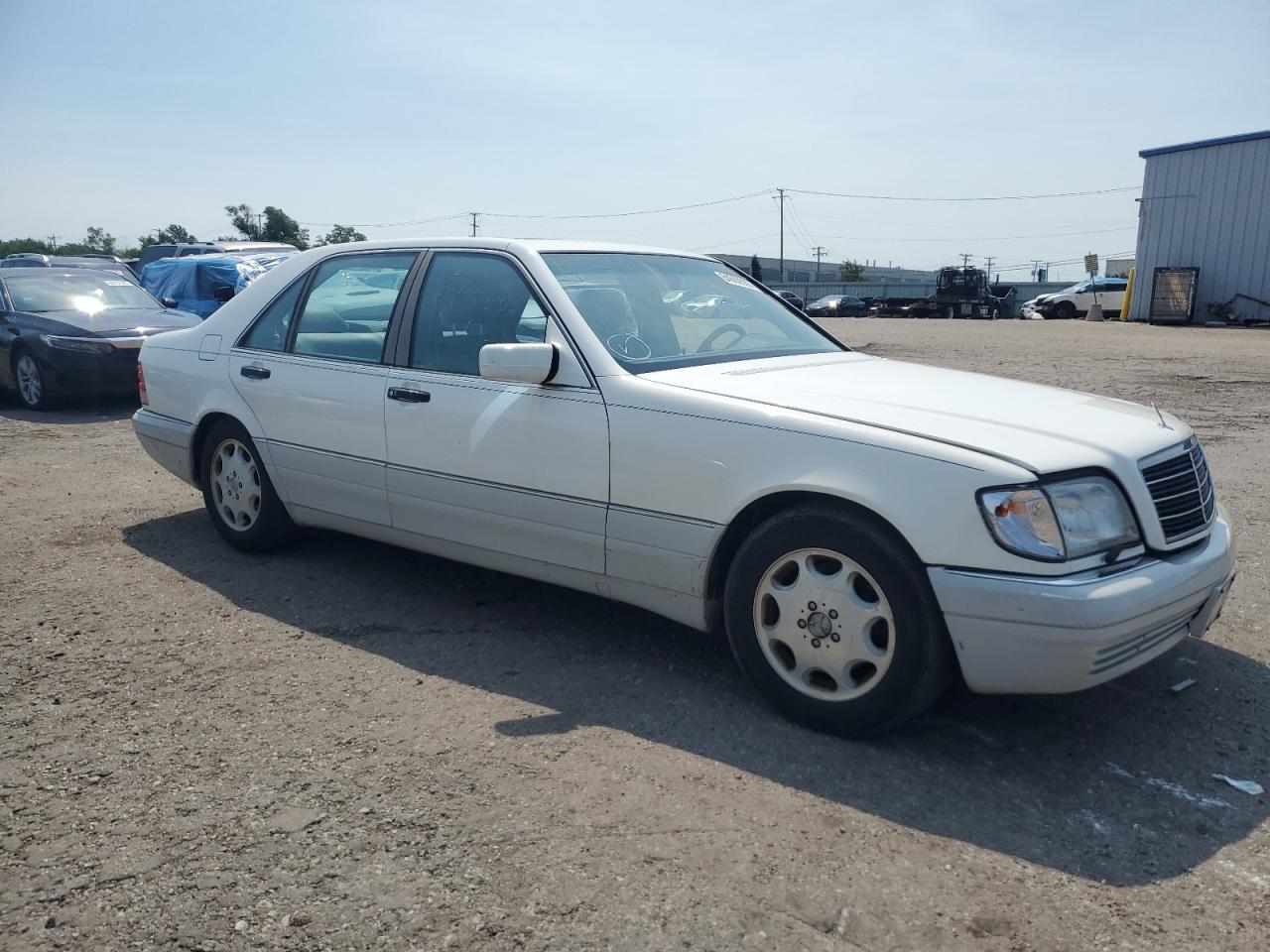 1995 Mercedes-benz S 500 White vin: WDBGA51E3SA282102