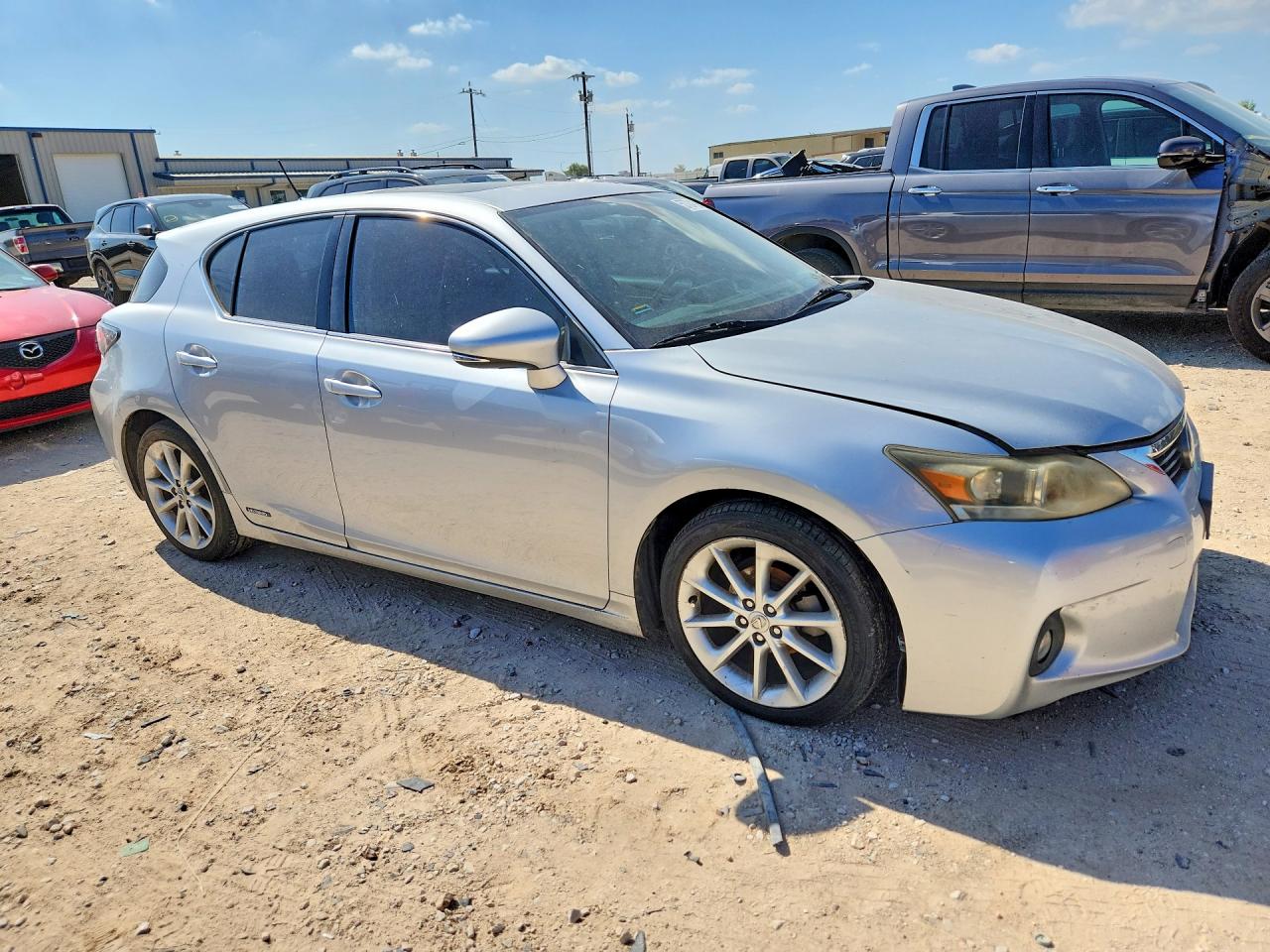 2013 Lexus Ct 200 Silver vin: JTHKD5BH3D2129520