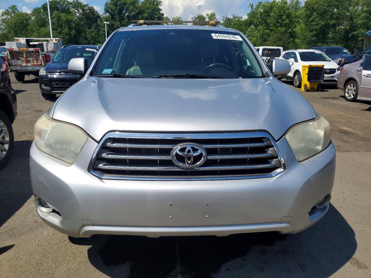 2010 Toyota Highlander Limited Silver vin: JTEDK3EH6A2167461