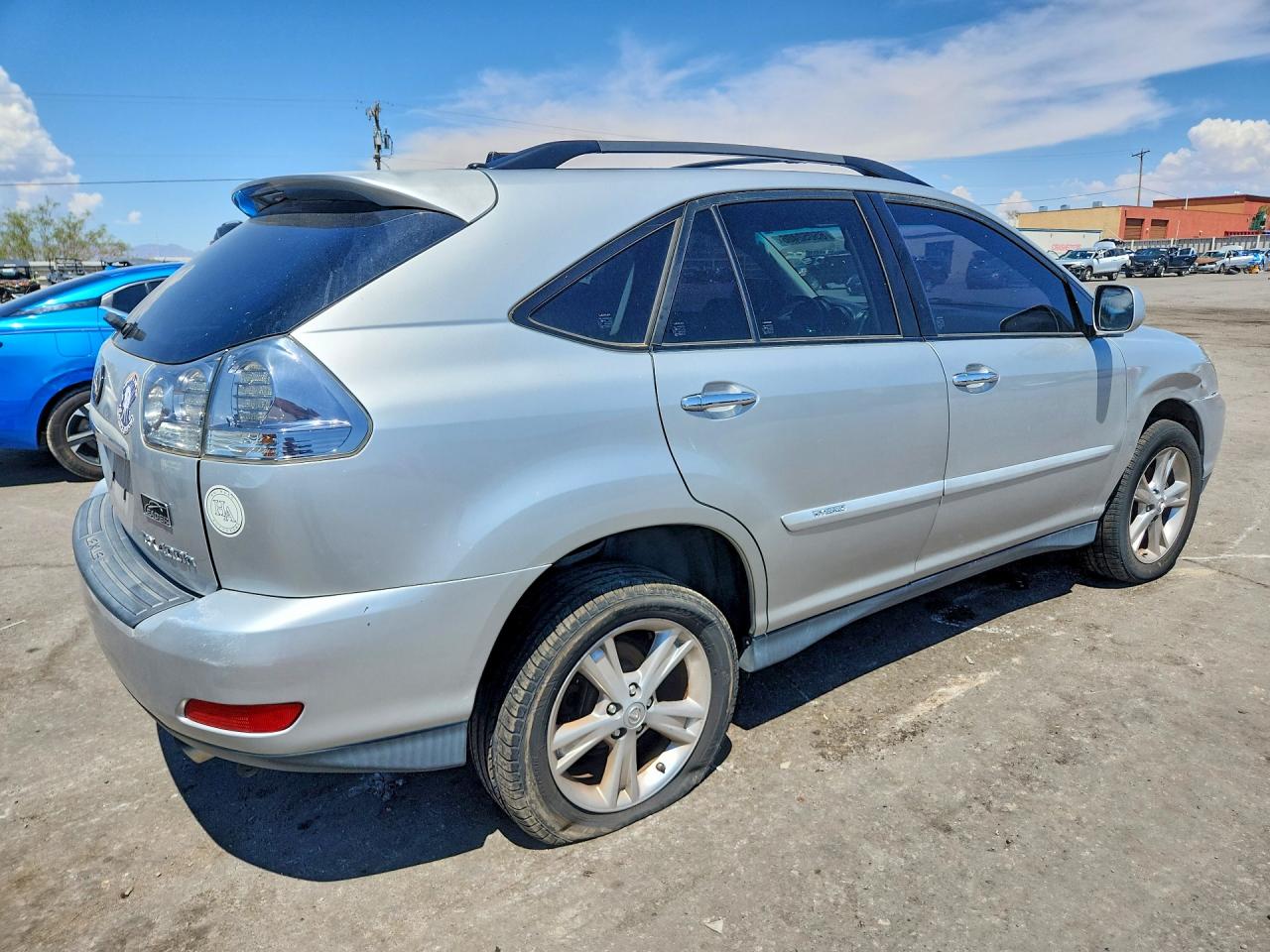 2008 Lexus Rx 400h Silver vin: JTJHW31U582043346