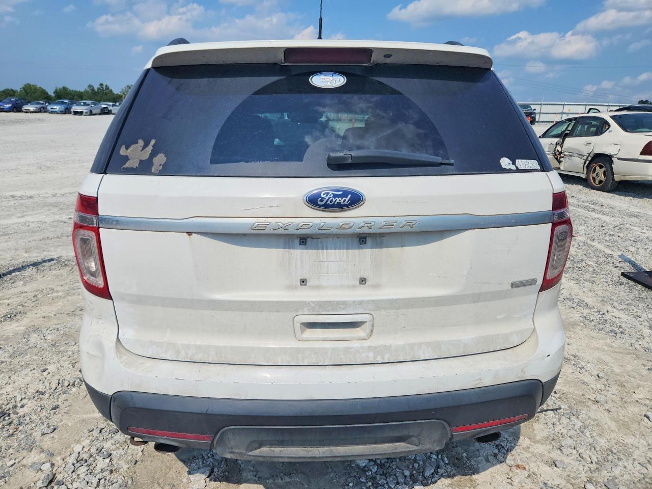 2013 Ford Explorer White vin: 1FM5K8B81DGA98918