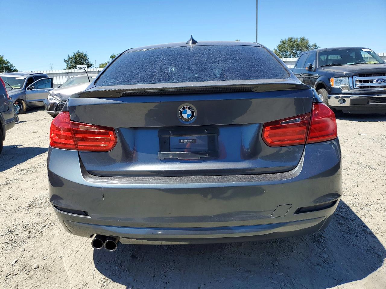 2012 Bmw 328 I Sulev Gray vin: WBA3C1C56CF434133