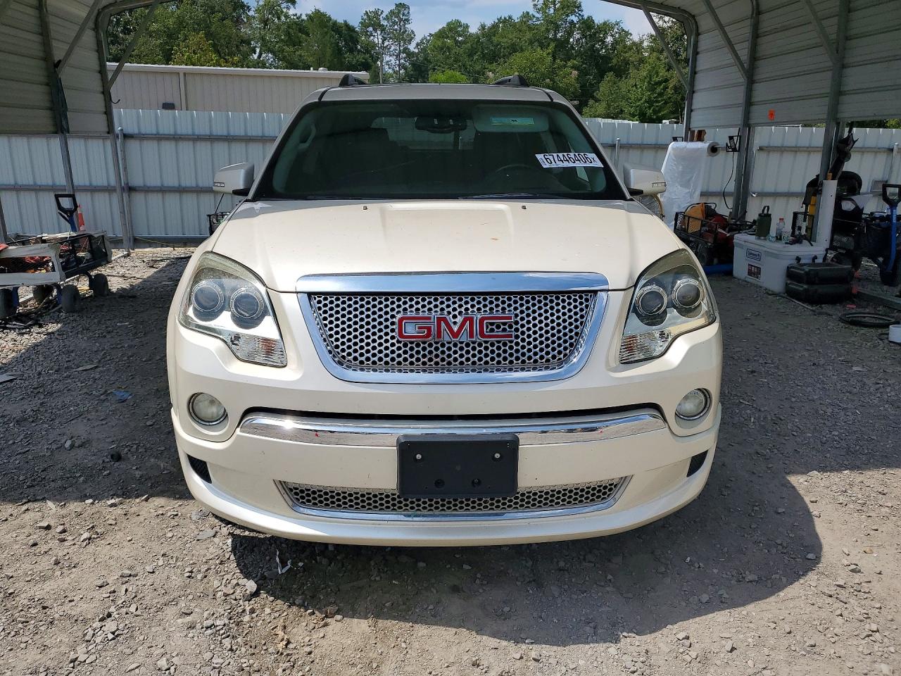 2011 Gmc Acadia Denali White vin: 1GKKVTED3BJ393369