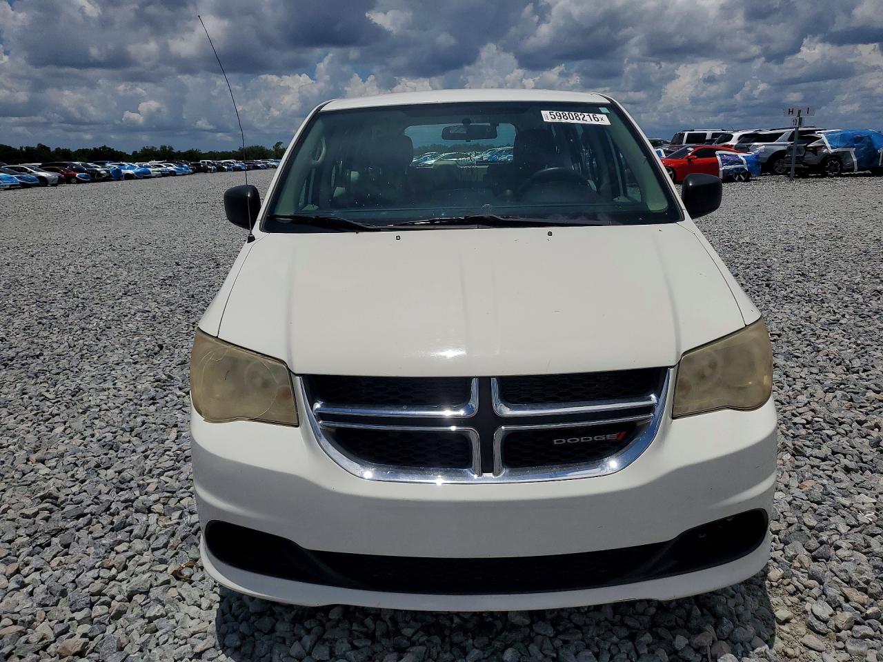 2012 Dodge Grand Caravan Se White vin: 2C4RDGBG8CR415110
