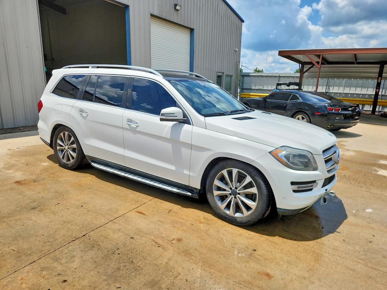 2014 Mercedes-benz Gl 450 4matic White vin: 4JGDF7CE2EA421702