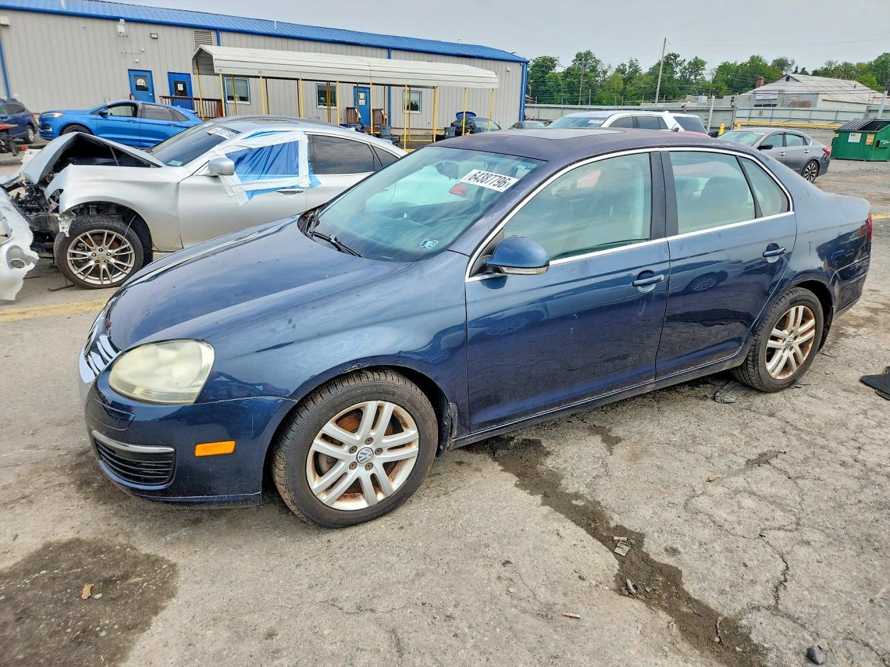 2009 Volkswagen Jetta Tdi Blue vin: 3VWRL71K29M046900