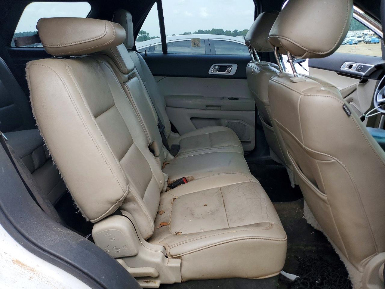 2013 Ford Explorer Limited White vin: 1FM5K8F87DGA64007