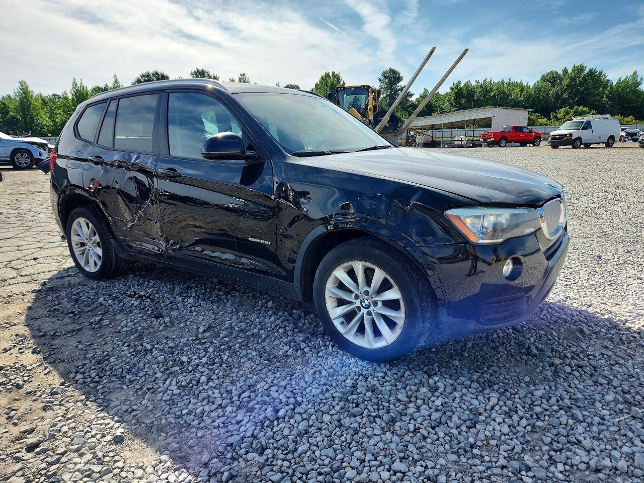2015 Bmw X3 Sdrive28i Black vin: 5UXWZ7C58F0F75845