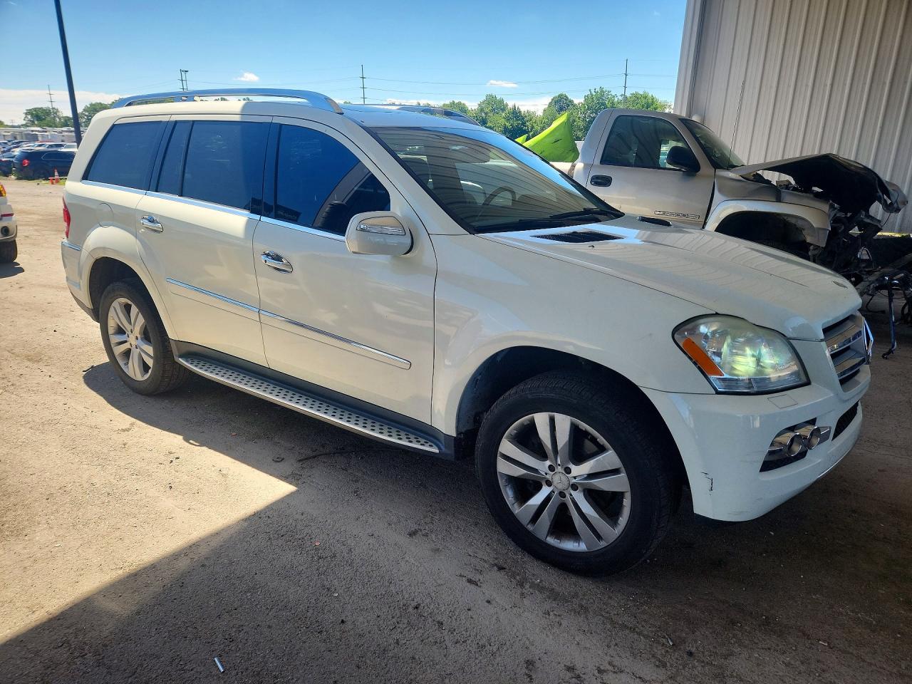 2010 Mercedes-benz Gl 450 4matic White vin: 4JGBF7BE0AA561251