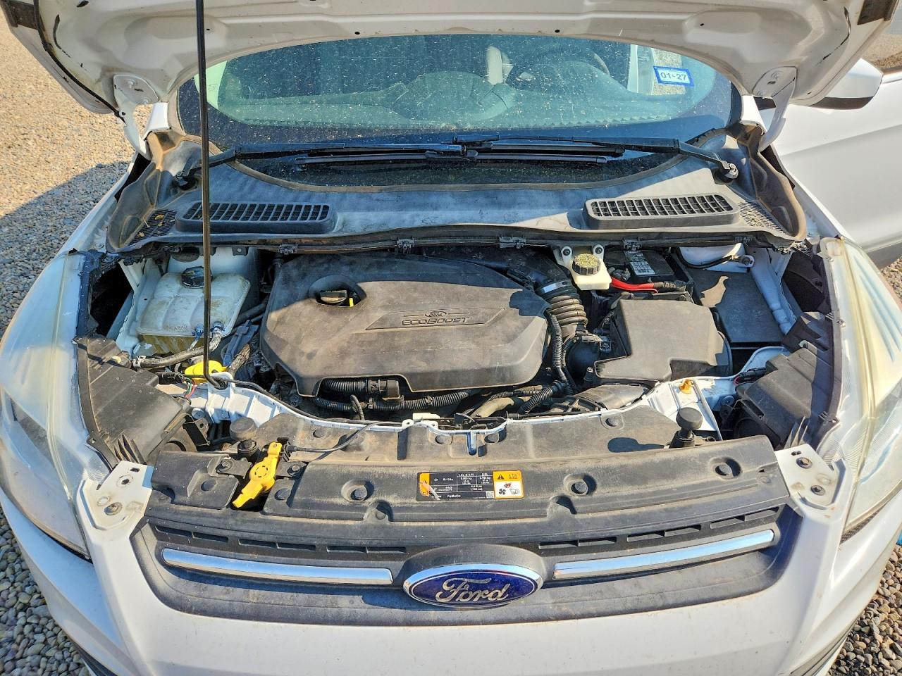 2013 Ford Escape Se Белый vin: 1FMCU0GX0DUC59246