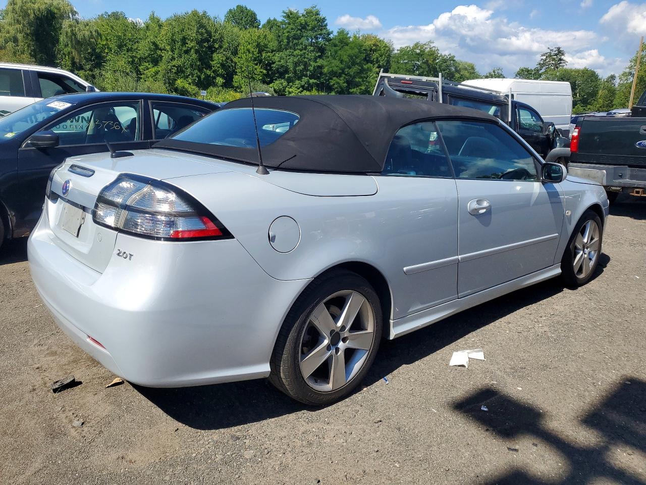 2009 Saab 9-3 2.0t Серебряный vin: YS3FB79Y396000373