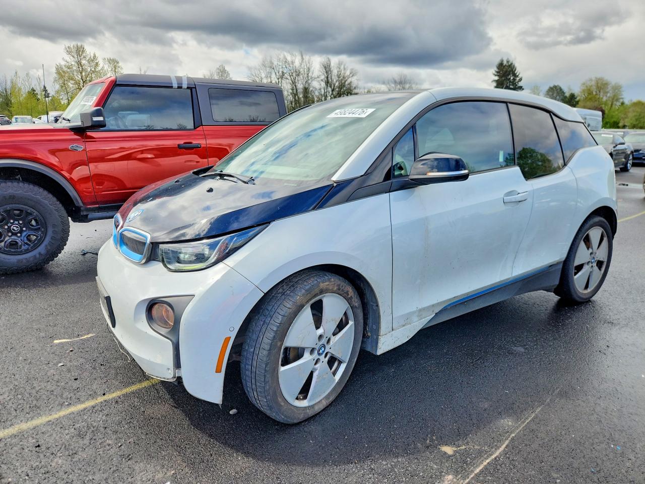 2015 Bmw I3 Rex White vin: WBY1Z4C58FV504248
