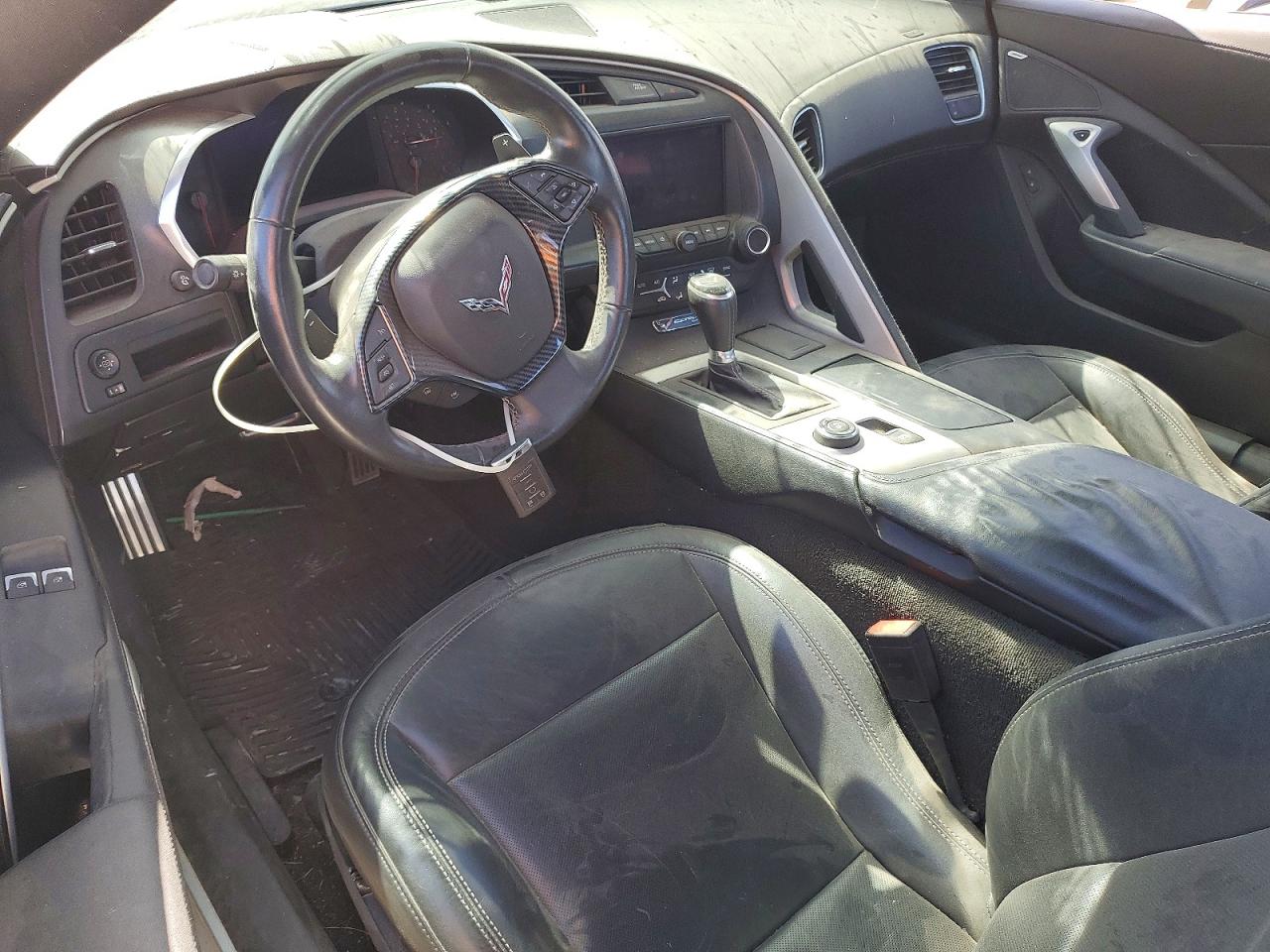2015 Chevrolet Corvette Stingray 1lt Silver vin: 1G1YB2D70F5124550