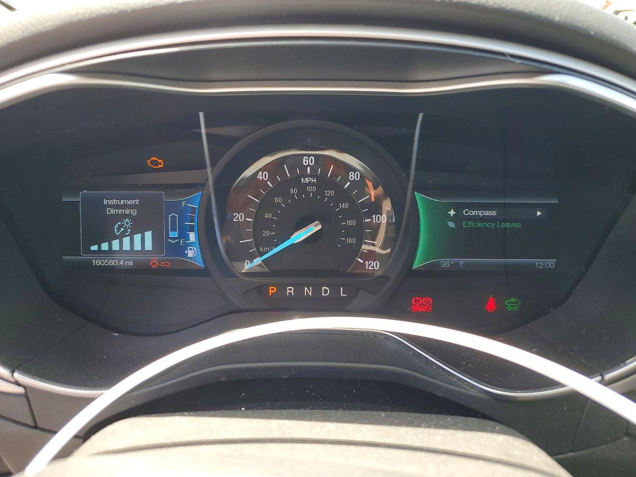 2014 Ford Fusion Se Hybrid Charcoal vin: 3FA6P0LUXER398738