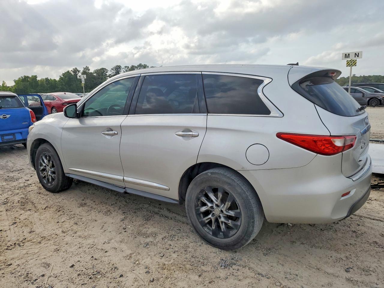 2013 Infiniti Jx35 Base Silver vin: 5N1AL0MN7DC348542