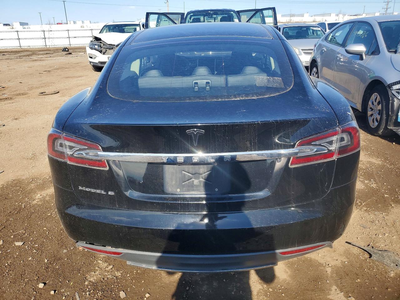 2012 Tesla Model S Black vin: 5YJSA1CN4CFP03058