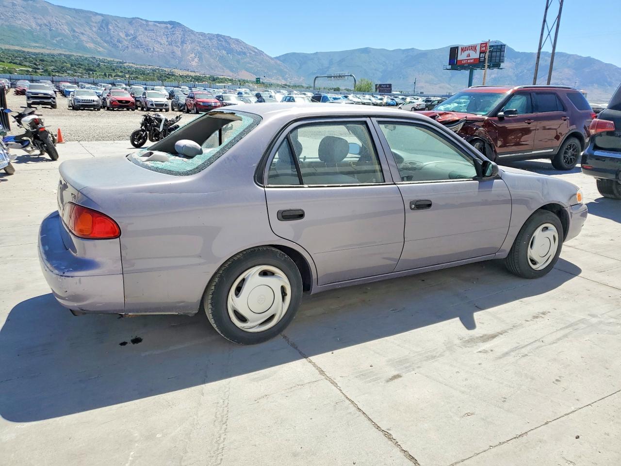 1998 Toyota Corolla Ve Purple vin: 2T1BR12E8WC006575