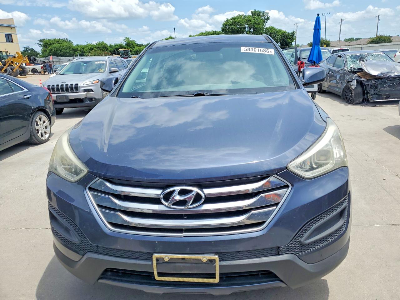 2015 Hyundai Santa Fe Sport 2.4l Blue vin: 5XYZT3LB0FG292328