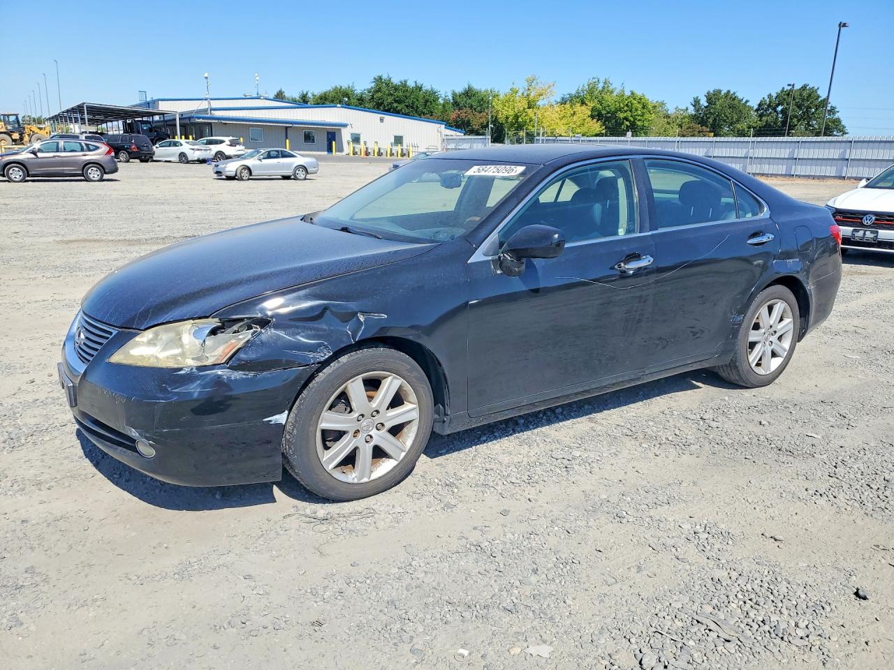 2008 Lexus Es 350 Black vin: JTHBJ46GX82195248