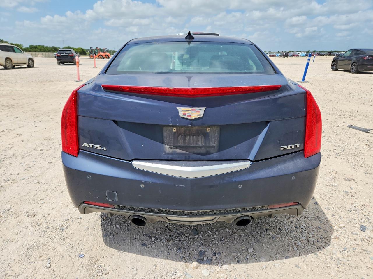 2015 Cadillac Ats Performance Blue vin: 1G6AJ5SX7F0121449