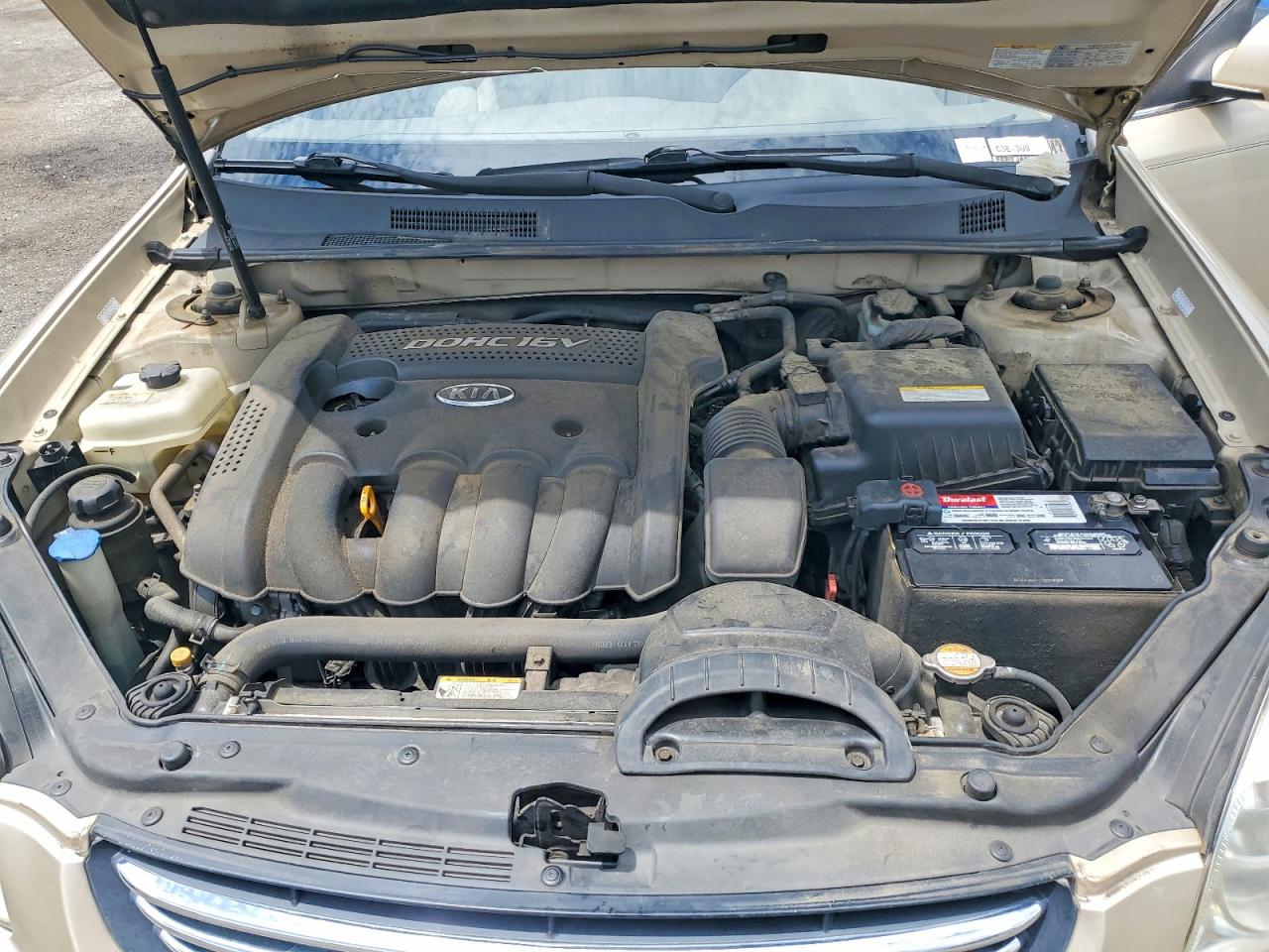 2008 Kia Optima Lx Beige vin: KNAGE123885244942