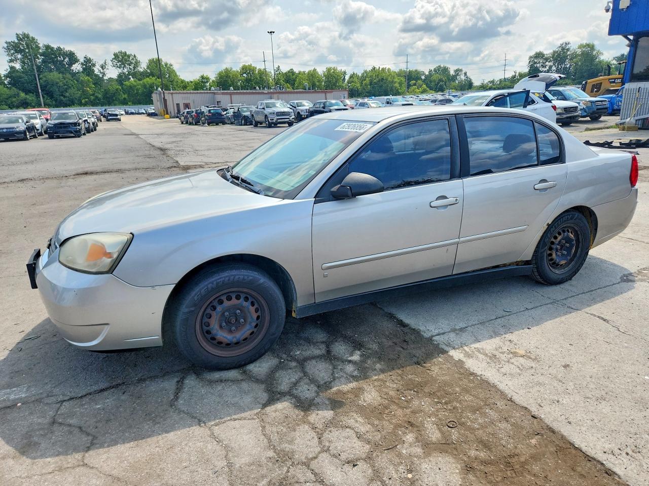 2007 Chevrolet Malibu Ls Silver vin: 1G1ZS57F97F262222